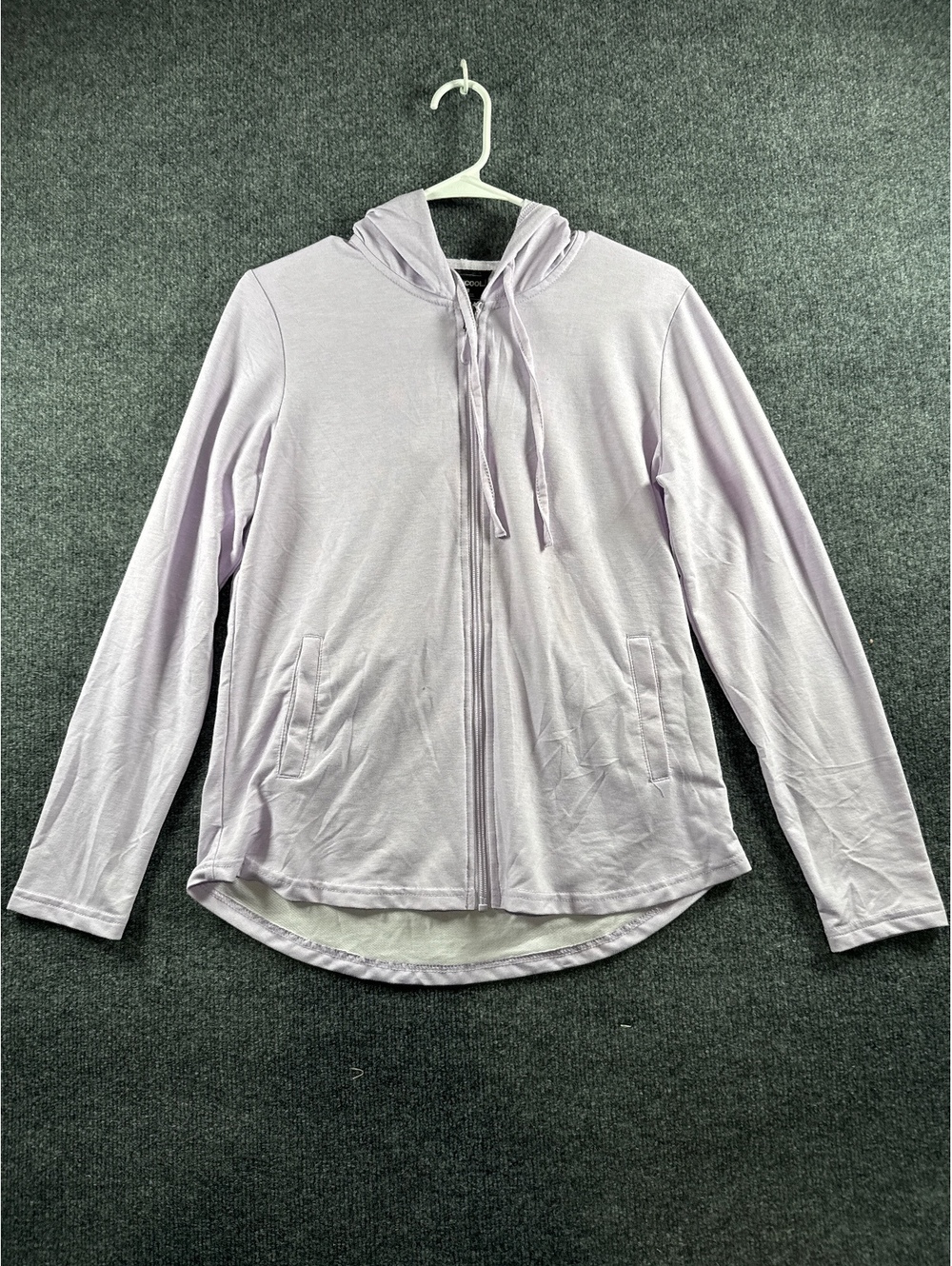 32 Degrees Cool Women’s Small Purple Full Zip Hooded Lightweight Jacket